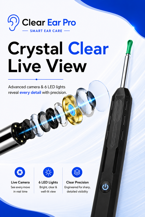 ClearEar™ Pro Camera Ear Cleaner