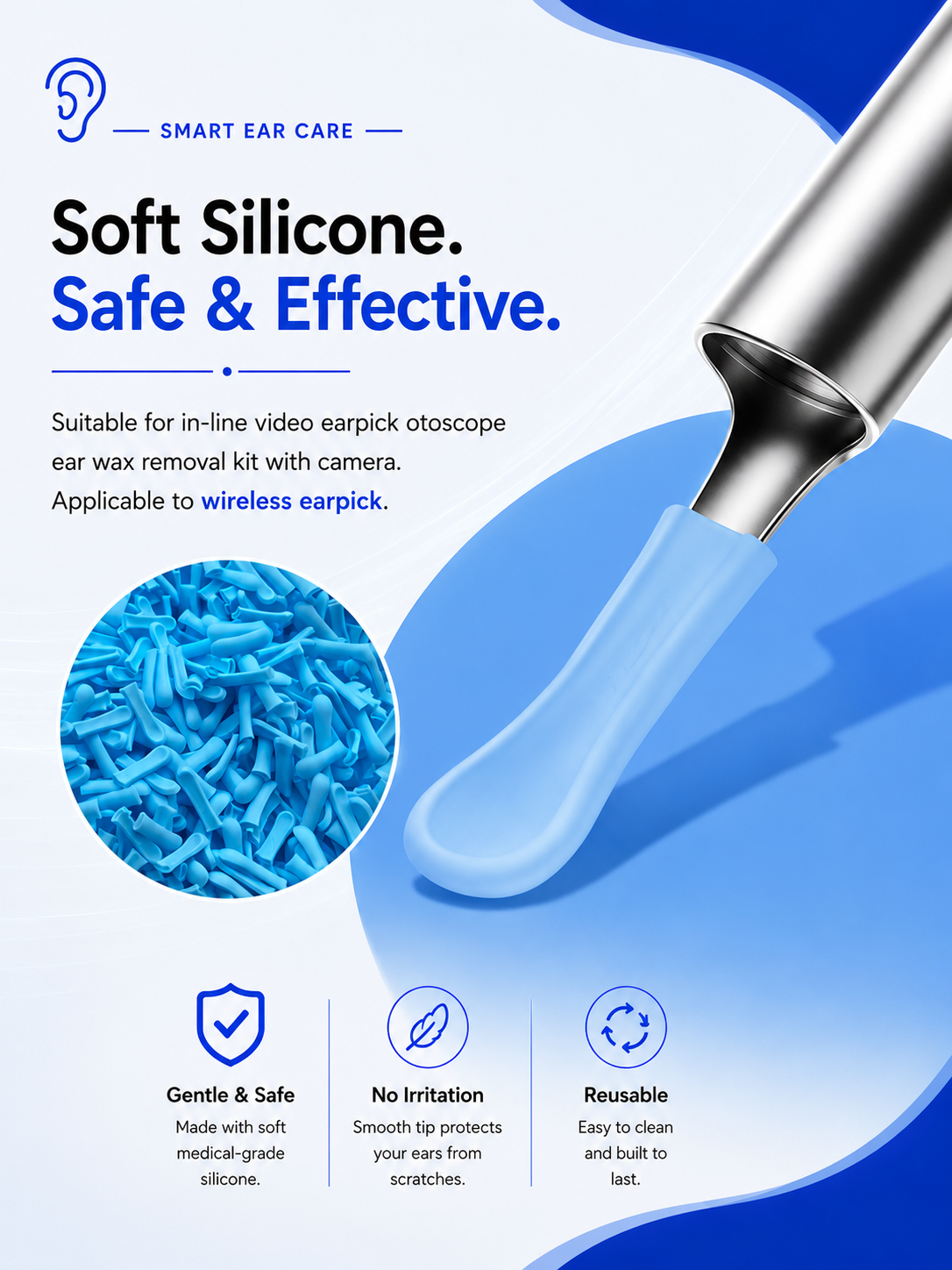 Silicone Replacement Tips