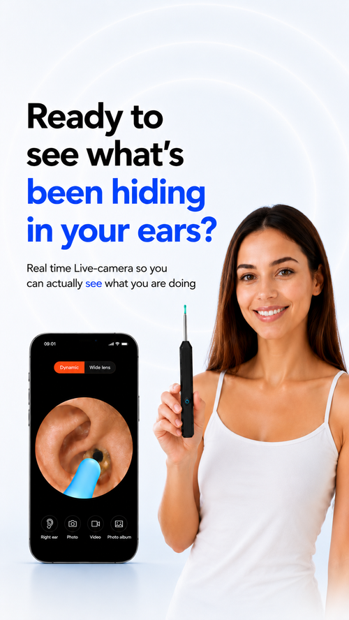 ClearEar™ Pro Camera Ear Cleaner
